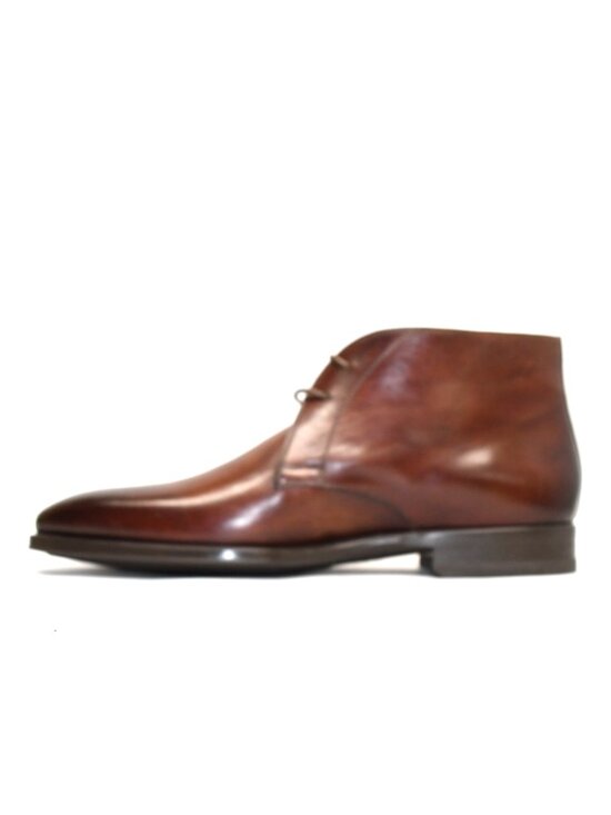 New! Magnanni Men Smooth Leather Chukka Boot Cognac Brown 13 US 24198 DD537 46 main image 5